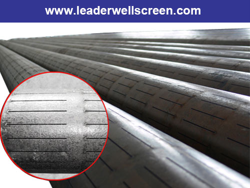 Water distributor with slot screen pipe