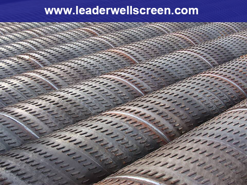 Q235 galvanized bridge slotted screen
