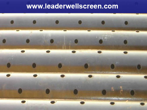Manufacture perforated slotted filter