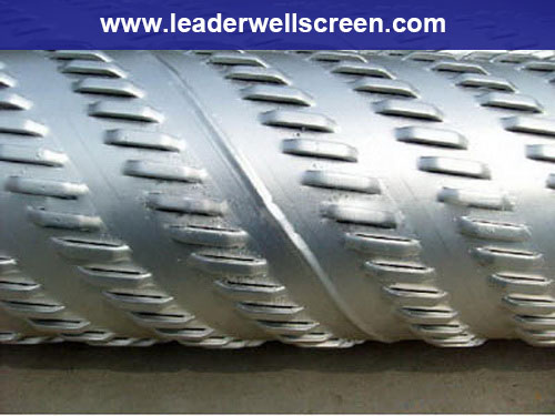 spiral welding bridge slotted wedge wire screen pipe