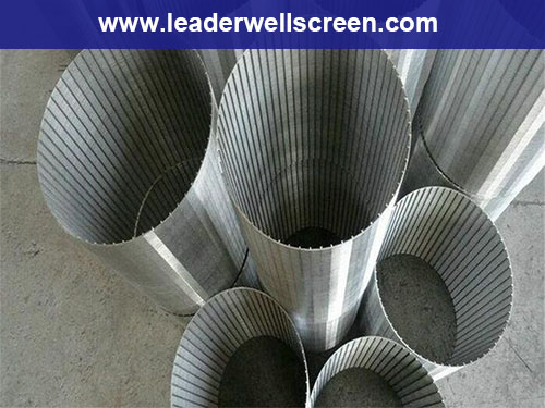 AISI304 wire wrapped continuous slot water well screen