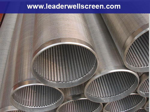 Johnson wedge wire water well screen filter