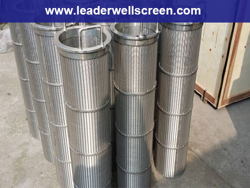 v wire water well stainless steel filter cylinder screen